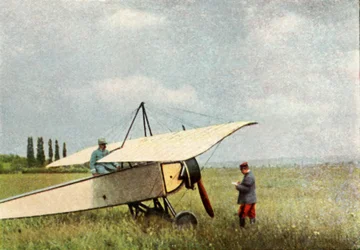 Un avion Morane-Saulnier Type G, pouvant être équipé d